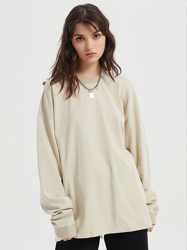 Unisex Vintage Wash Crew Neck Sweatshirt-2